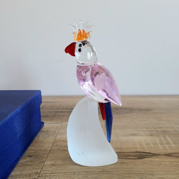 Glass parrot figurine in original box - Picture 1 of 10